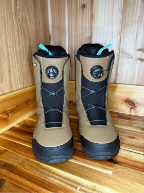 Brown and Black K2 Snowboard Boots with Boa Lacing